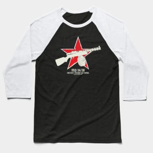 PPD-34/38 ( Degtyaryov machine pistol ) Baseball T-Shirt